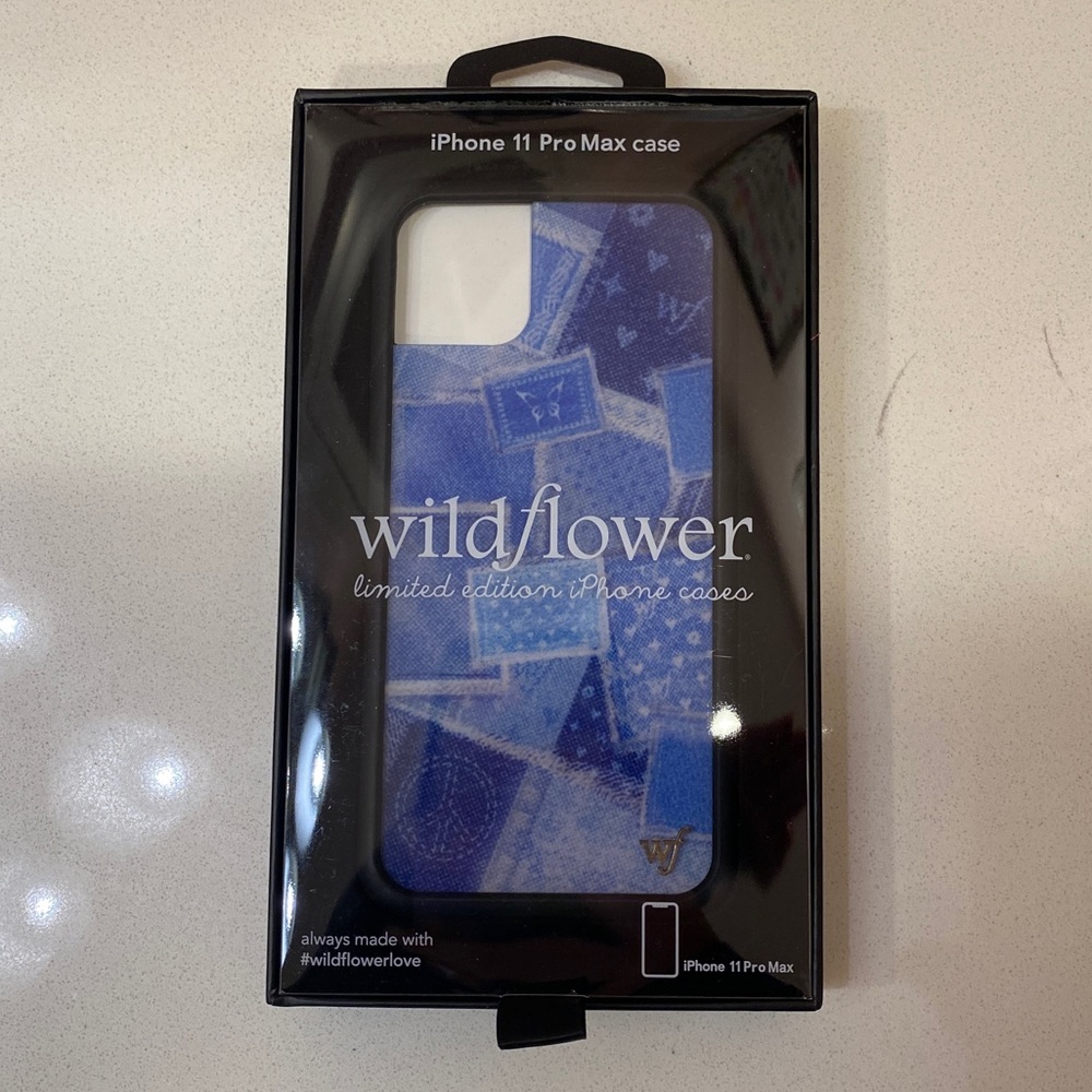 Wildflower iPhone 11 Pro Max Vintage Denim Case